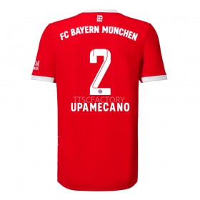 Koszulka Bayern Monachium Upamecano 2 Domowe Stroje Piłkarskie 2022/23 Krótki Rękaw